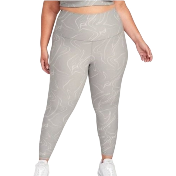 💚 NWT OLD NAVY Plus Sizes  Xtra High Waisted Womens Leggings - Picture 1 of 4